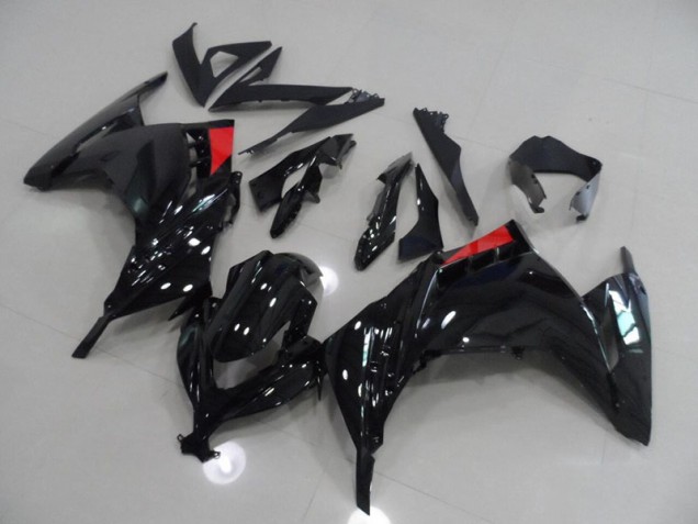 2013-2016 Noir Rouge Kawasaki ZX300R Carénage Moto