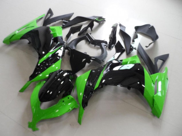 2013-2016 Noir Vert Kawasaki ZX300R Carrosserie Moto 2013-2016 Noir Vert Kawasaki ZX300R Carrosserie Moto