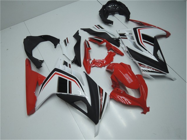 2013-2016 Rouge Blanc Noir Kawasaki EX300 Carénage Moto