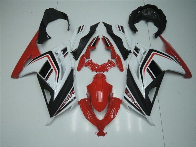 2013-2016 Rouge Blanc Noir Kawasaki EX300 Carénage Moto