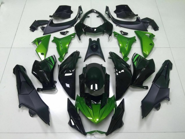 2013-2016 Vert Noir Kawasaki Z800 Carénage Moto 2013-2016 Vert Noir Kawasaki Z800 Carénage Moto