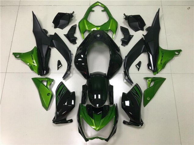 2013-2016 Vert Noir Kawasaki Z800 Carénages Moto 2013-2016 Vert Noir Kawasaki Z800 Carénages Moto