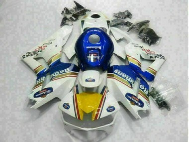 2013-2021 Blanc Bleu Honda CBR600RR Carénage Moto