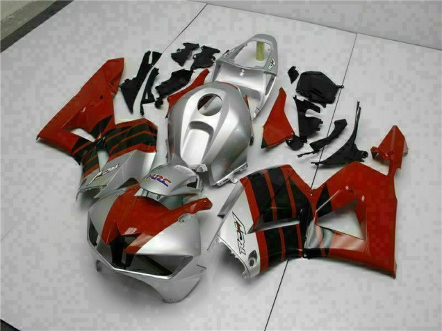 2013-2021 Rouge Argent Honda CBR600RR Carénage Moto 2013-2021 Rouge Argent Honda CBR600RR Carénage Moto