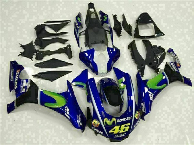 2015-2019 Bleu Yamaha YZF R1 Carénage Moto 2015-2019 Bleu Yamaha YZF R1 Carénage Moto