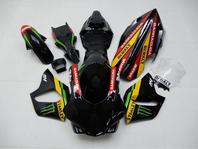 2015-2019 Noir Stanley Yamaha YZF R1 Carénage Moto
