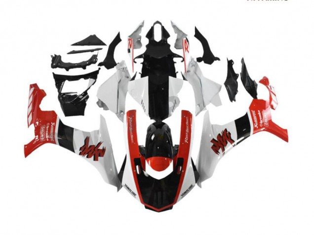 2015-2019 Rouge Blanc Yamaha YZF R1 Carrosserie Moto 2015-2019 Rouge Blanc Yamaha YZF R1 Carrosserie Moto