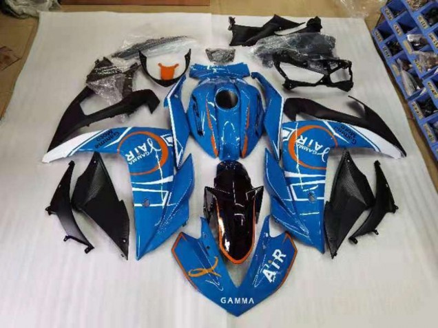 2015-2022 Bleu et Blanc Yamaha YZF R3 Carénage Moto 2015-2022 Bleu et Blanc Yamaha YZF R3 Carénage Moto