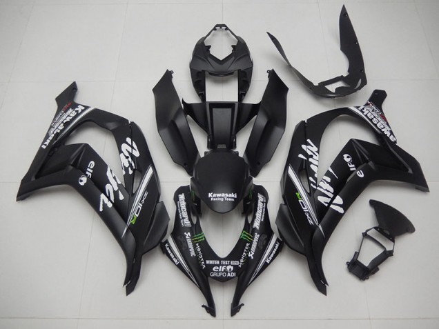 2016-2019 Noir Courses Ninja Kawasaki ZX10R Carénage Moto