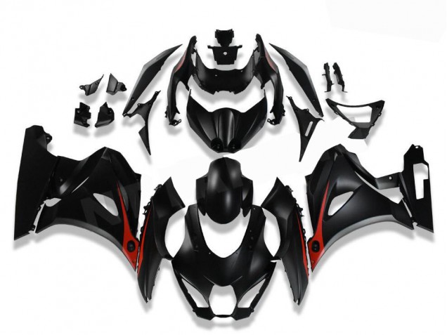2017-2021 Noir Rouge Suzuki GSXR 1000 Carénages Moto 2017-2021 Noir Rouge Suzuki GSXR 1000 Carénages Moto