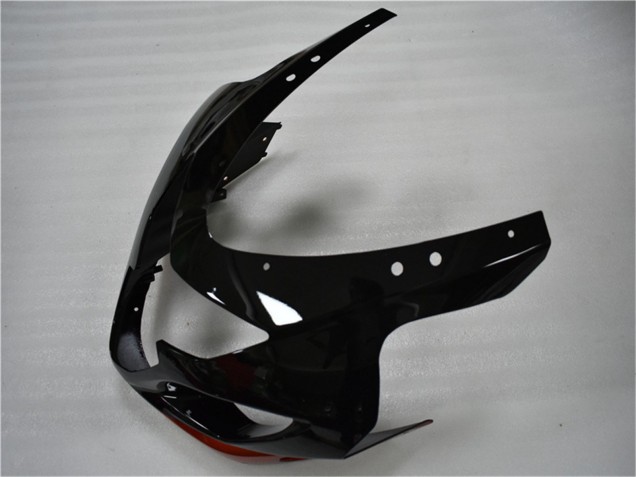 Carénages Moto Suzuki GSXR 600/750 2004-2005 - Noir Brillant Rouge Bande