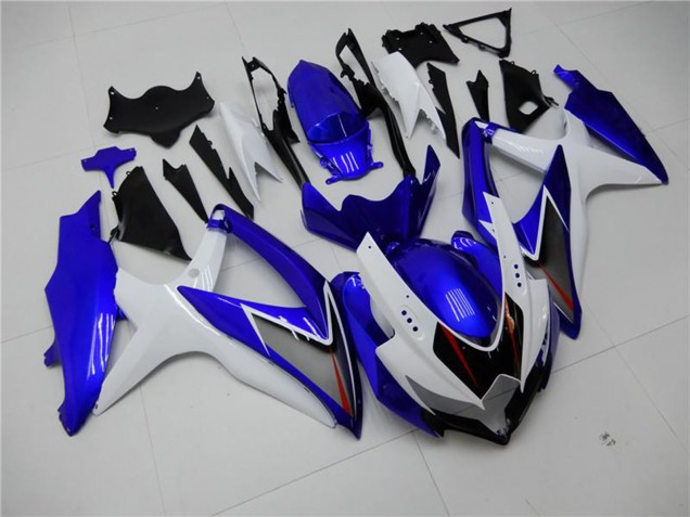 Carénages Moto Suzuki GSXR 600/750 2008-2010 - Blanc Bleu Noir Rouge Doubler