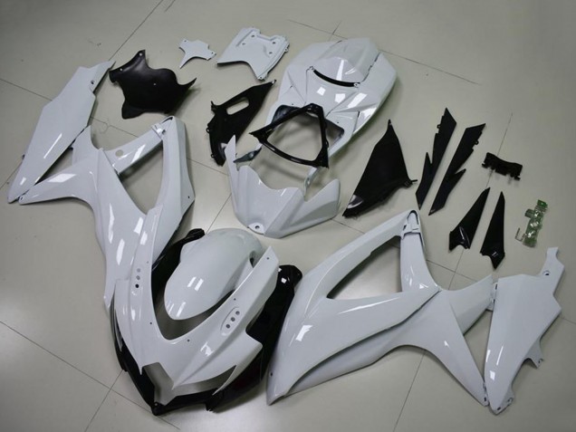 Carénages Moto Suzuki GSXR 600/750 2008-2010 - Blanc Brillant