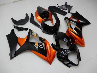 Carénage Moto Suzuki GSXR 1000 2007-2008 - Orange Noir