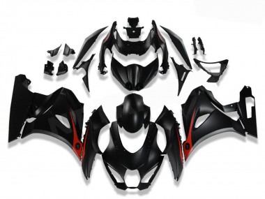Carénages Moto Suzuki GSXR 1000 2017-2025 - Noir Rouge