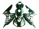 Carénages Moto Honda CBR1000RR 2006-2007 - Blanc Vert Flamme