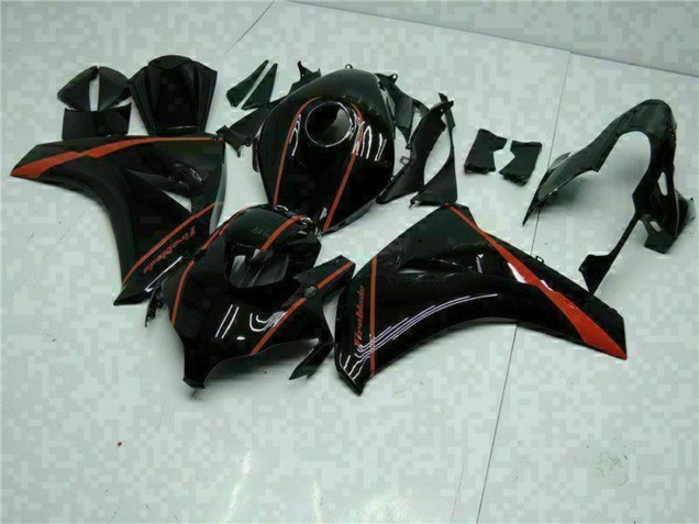 Carénages Moto Honda CBR1000RR 2008-2011 - Noir Brillant Rouge