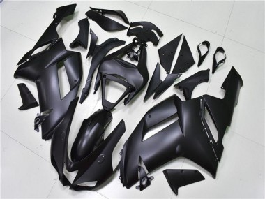 Carénages Moto Kawasaki ZX6R 2007-2008 - Noir Mat