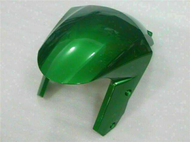 Carénages Moto Kawasaki ZX10R 2008-2010 - Noir Brillant Vert Flamme