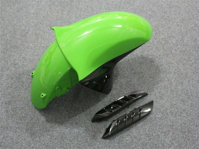 Carénage Moto Kawasaki ZX14R ZZR1400 2006-2011 - Vert Noir Brillant