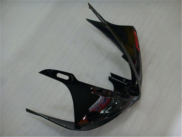 Carénages Moto Yamaha YZF R6 2003-2004 - Noir Brillant Noir Mat Rouge Décalque
