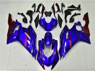 Carénages Moto Yamaha YZF R6 2017-2023 - Bleu Rouge