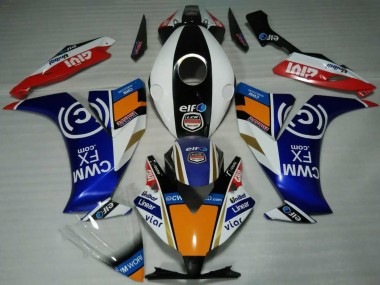 Carénages Moto Honda CBR1000RR 2012-2016 - Blanc Bleu Orange Rouge Noir Elf