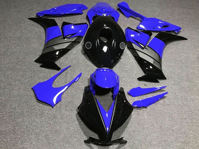 Carénages Moto Honda CBR1000RR 2012-2016 - Bleu Gris Noir Brillant
