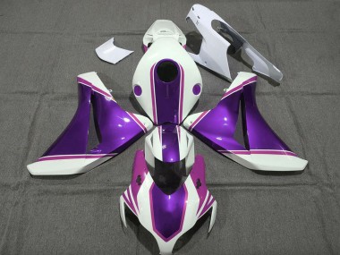 Carénages Moto Honda CBR1000RR 2008-2011 - Blanc Violet Brillant Rose