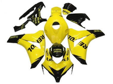 Carénages Moto Honda CBR1000RR 2008-2011 - Jaune Noir Glossy Repsol