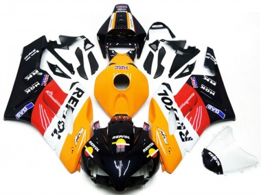 Kits Carénage Moto Honda CBR1000RR 2004-2005 - Orange Blanc Rouge Noir Brillant Repsol