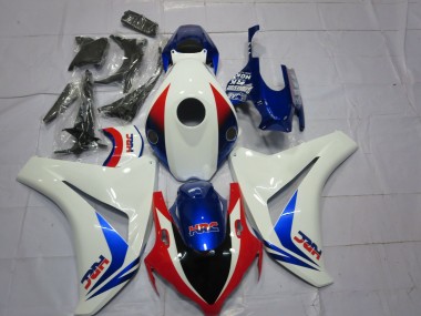 Carénages Moto Honda CBR1000RR 2008-2011 - Blanc Rouge Bleu OEM Style HRC