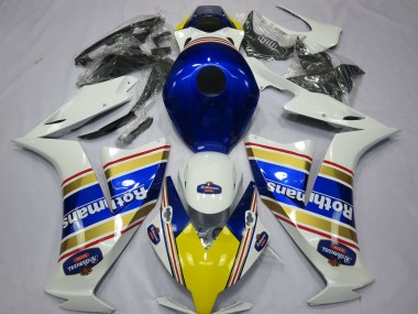Carénages Moto Honda CBR1000RR 2012-2016 - Blanc Bleu Or Rothmans