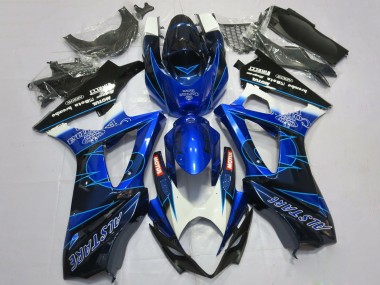 Carénages Moto Suzuki GSXR 1000 2007-2008 - Bleu Noir Corona