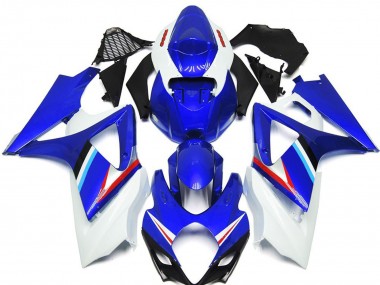 Carénages Moto Suzuki GSXR 1000 2007-2008 - Bleu Blanc Rouge Noir
