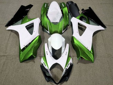 Carénages Moto Suzuki GSXR 1000 2007-2008 - Blanc Vert Noir