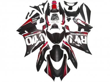 Carénages Moto ABS Suzuki GSXR 1000 2017-2025 - Noir Mat Rouge