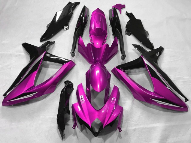 Carénages Moto Suzuki GSXR 600 / GSXR 750 2008-2010 - Rose Noir Brillant