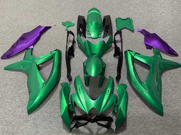 Carénages Moto Suzuki GSXR 600 / GSXR 750 2008-2010 - Vert Violet