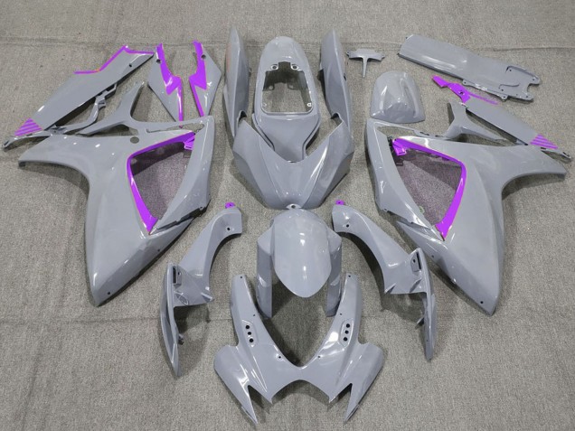 Carénages Moto Suzuki GSXR 600 / GSXR 750 2006-2007 - Nardo Gris Violet