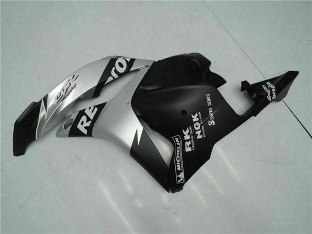 Carénages Moto Honda CBR600RR 2009-2012 - Argent Noir Mat Repsol