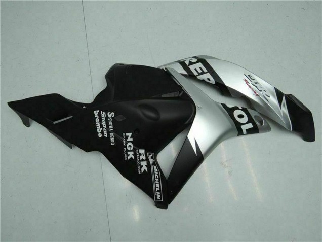 Carénages Moto Honda CBR600RR 2009-2012 - Argent Noir Mat Repsol