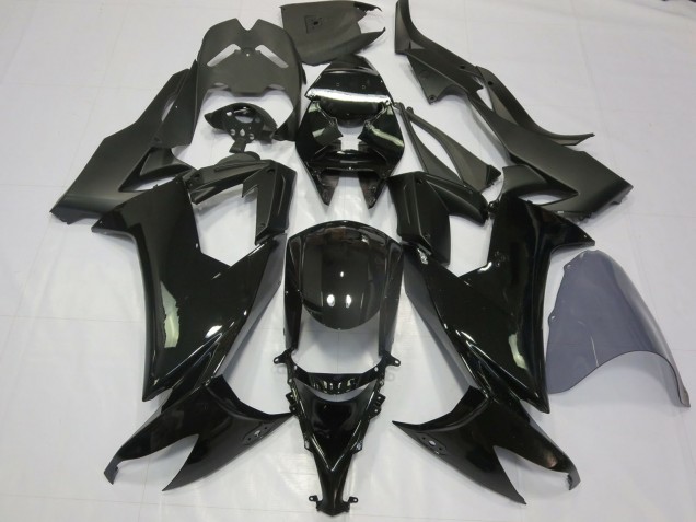 Carénages Moto Kawasaki ZX10R 2008-2010 - Noir Brillant Noir Mat