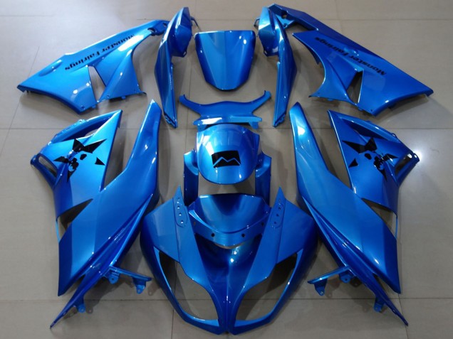 Carénages Moto Kawasaki ZX6R 2009-2012 - Bleu