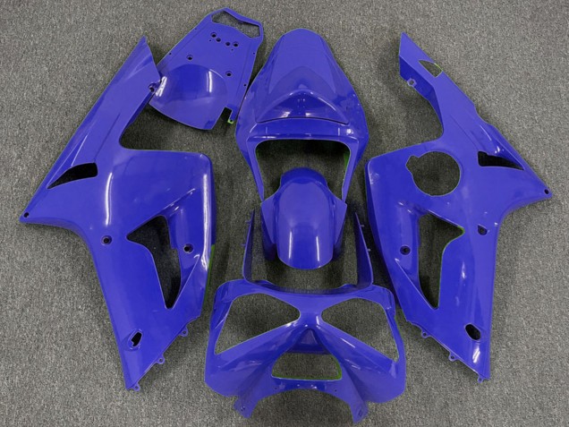 Carénages Moto Kawasaki ZX6R 2003-2004 - Bleu