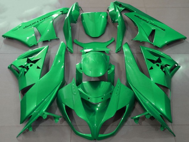 Carénages Moto Kawasaki ZX6R 2009-2012 - Vert