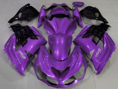 Carénage Moto Kawasaki ZX14R 2012-2024 - Violet Noir