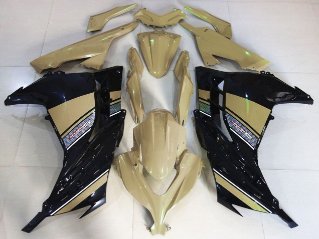 Carénages Moto Kawasaki Ninja 300 2013-2024 - Bronzage du Désert Noir