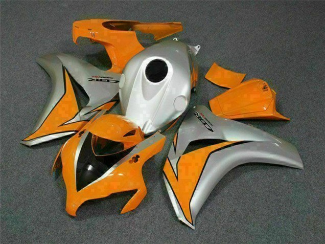 Carénages Moto Honda CBR1000RR 2008-2011 - Argent Orange