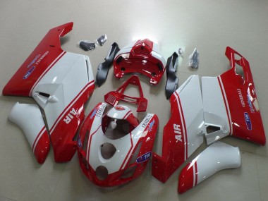 Carénages Moto Ducati 749 999 2003-2004 - Blanc Rouge Air Generali Tim